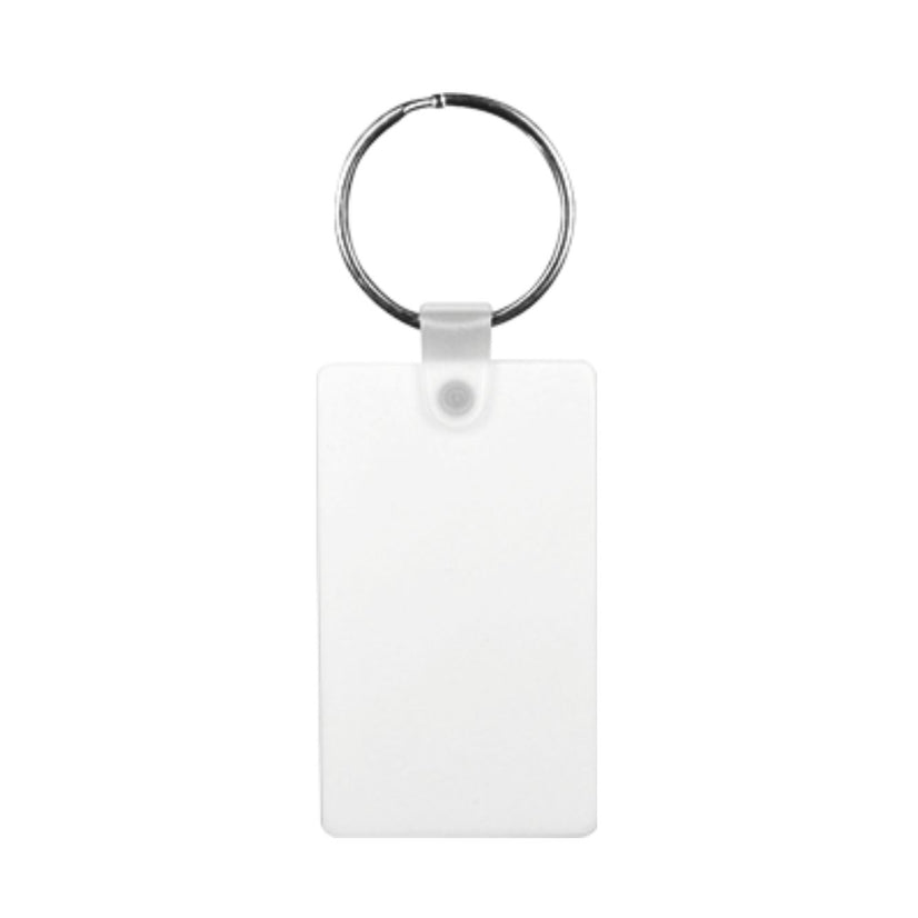 10 Portachiavi Rettangolo In Pbt SUBLIMAZIONE