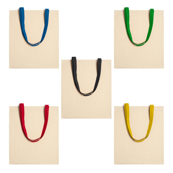 25 Shopper con manici colorati (5 colorazioni)