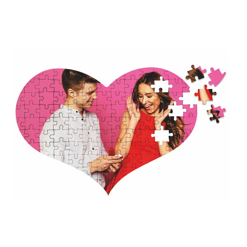 5 Puzzle CUORE formato A3 SUBLIMATICO