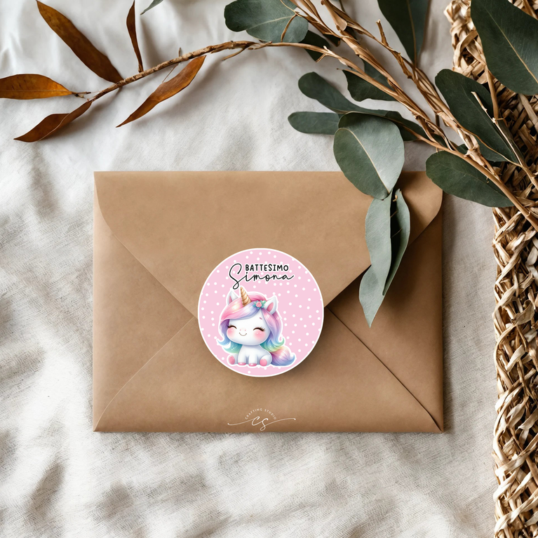 120 Adesivi UNICORNO