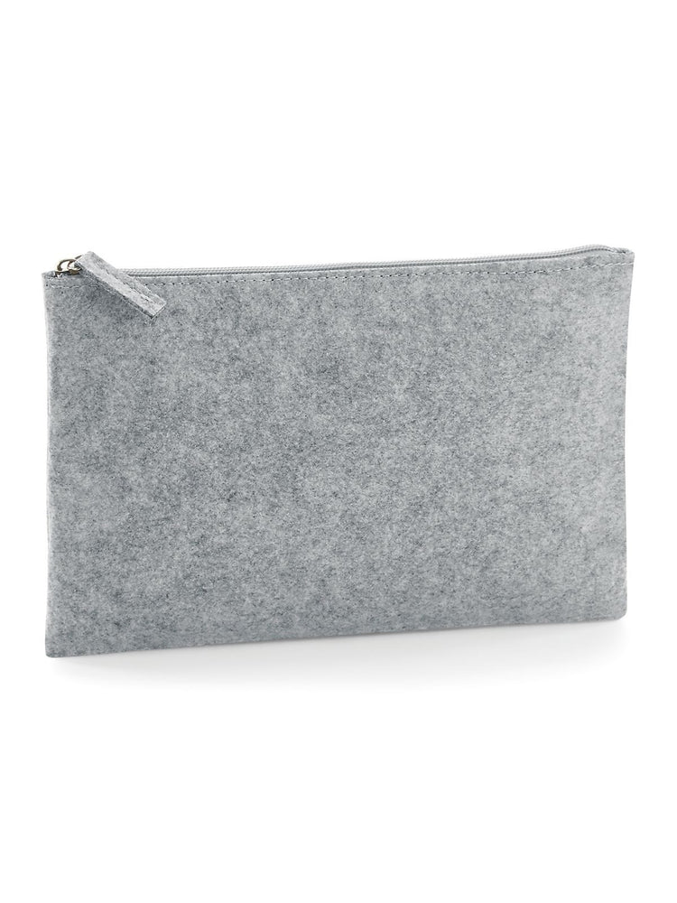 Pochette feltro grigio