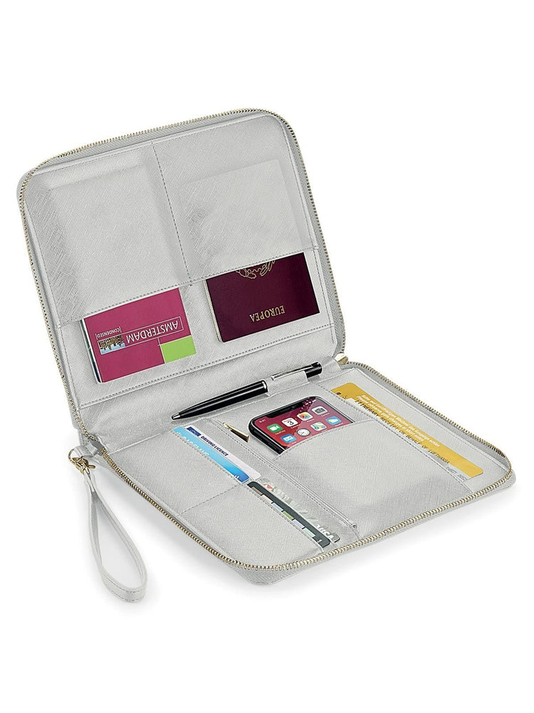 Organizer Porta documenti da viaggio 100% saffiano