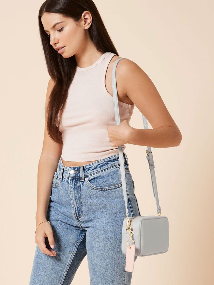 Borsa tracolla Saffiano