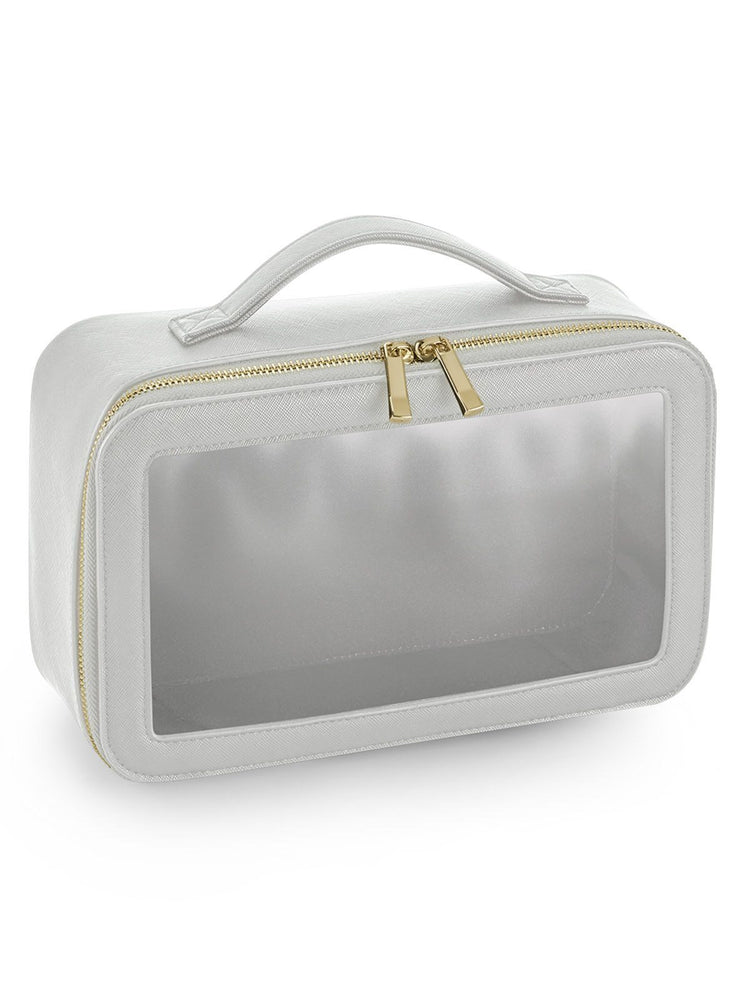 Beauty case window Saffiano