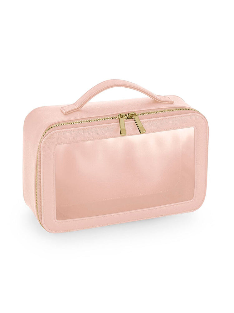 Beauty case window Saffiano