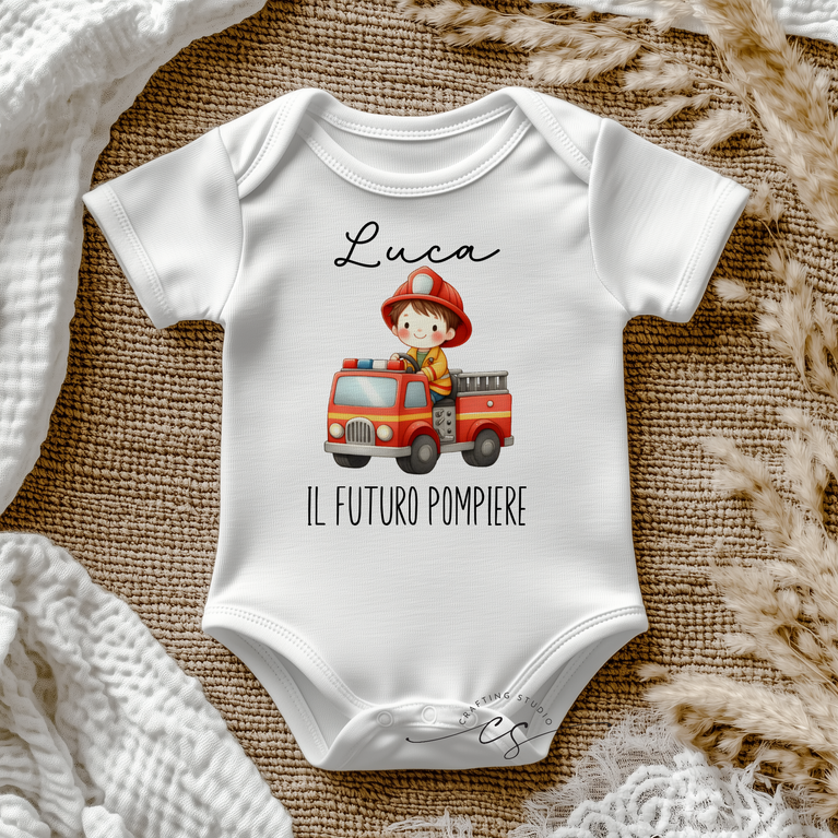 Body manica corta futuro pompiere