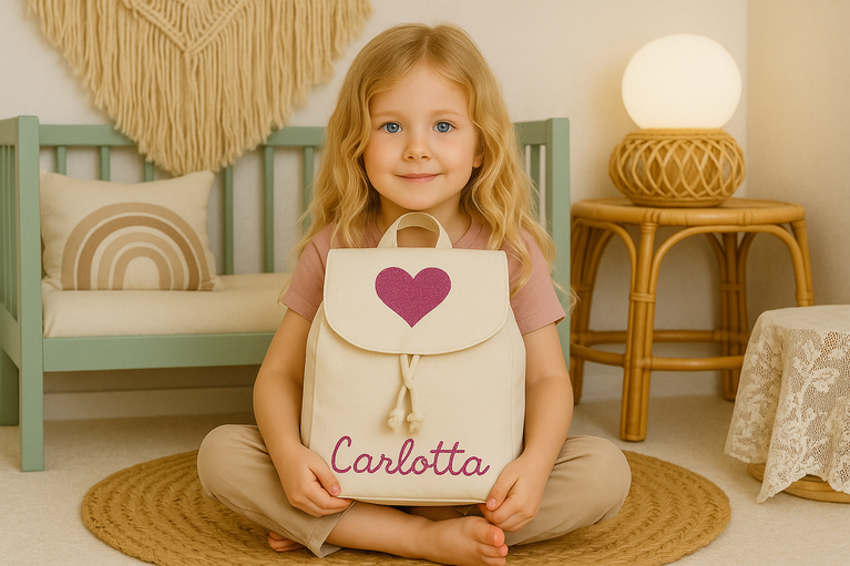 Mini zaino scuola Glitter