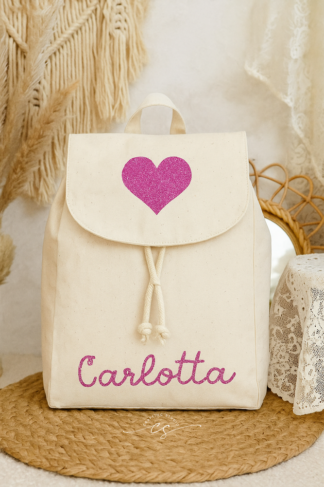 Mini zaino scuola Glitter