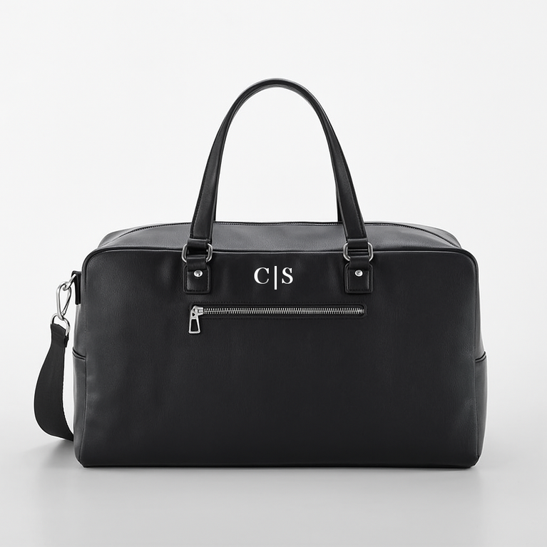 Borsone Uomo Personalizzato Elegante in Similpelle – Idea Regalo Laurea, Nuovo Lavoro, Avvocati e Professionisti