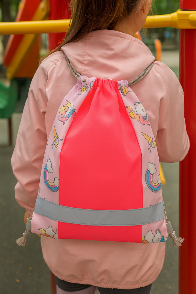 Sacca Zaino Bambini RIFLETTENTE