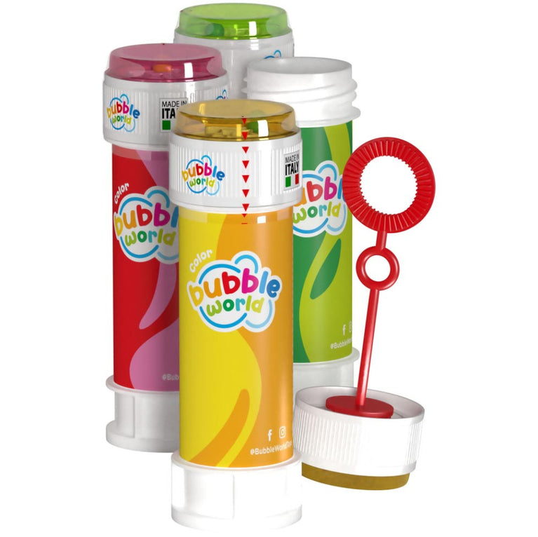 36pz Bolle di Sapone BUBBLE WORLD 60ml
