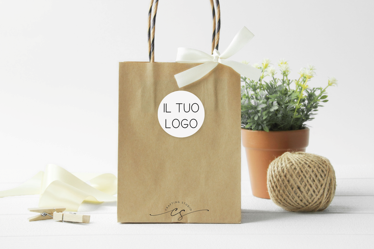 100 Adesivi personalizzati