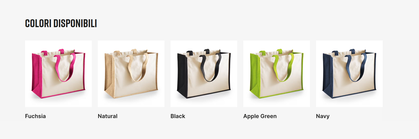 3 Shopper Juta bi-color