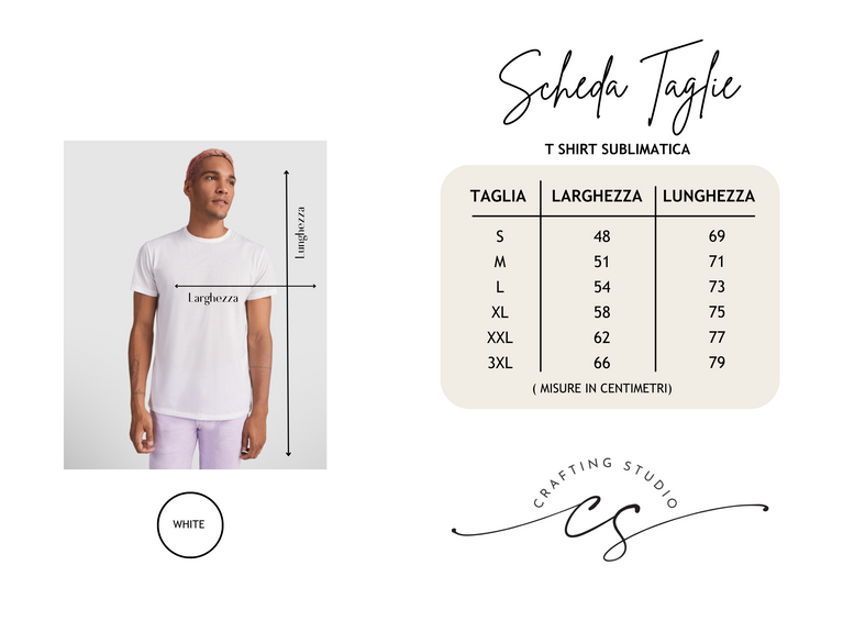 10 T shirt maniche corte Unisex - SUBLIMAZIONE