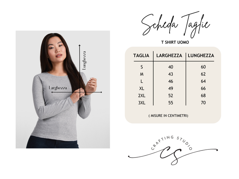 ( Set 3 pz) T shirt maniche lunghe DONNA 160 g/m²