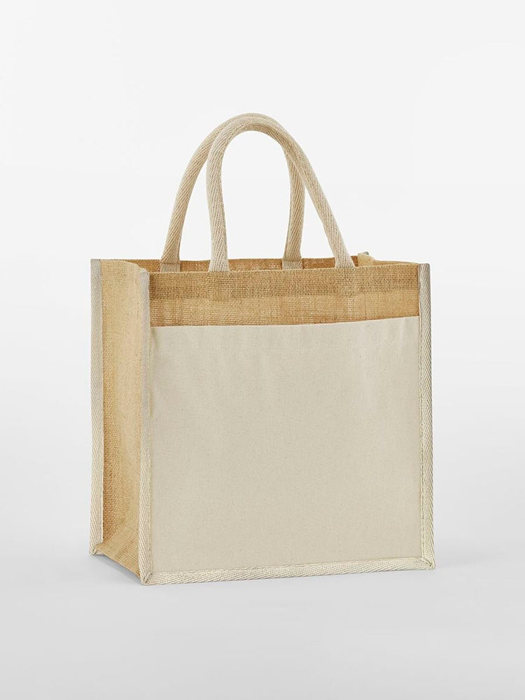 Borsa shopper JUTA con tasca frontale