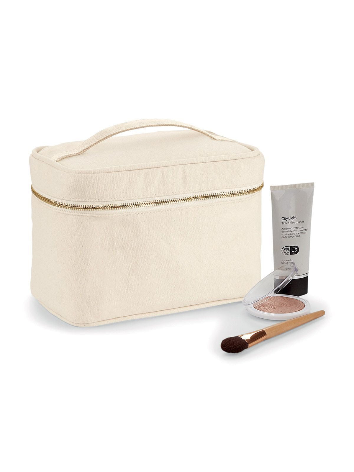 3 Beauty case 100% cotone canvas