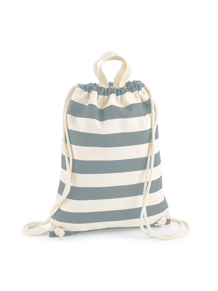 3 Sacca motivo a righe stile nautico