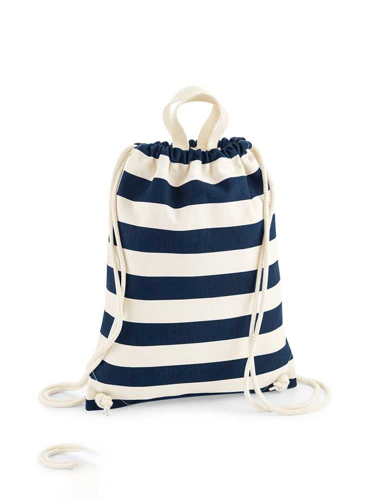 3 Sacca motivo a righe stile nautico