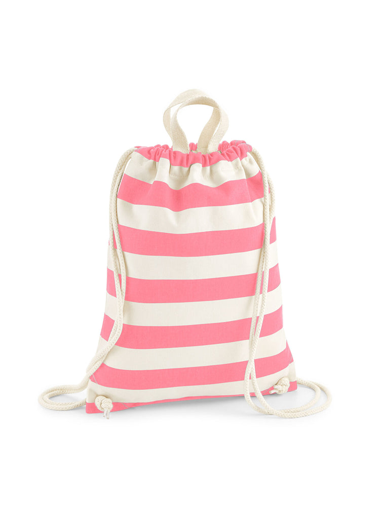 3 Sacca motivo a righe stile nautico