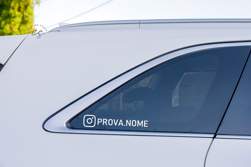 Adesivo Instagram personalizzato