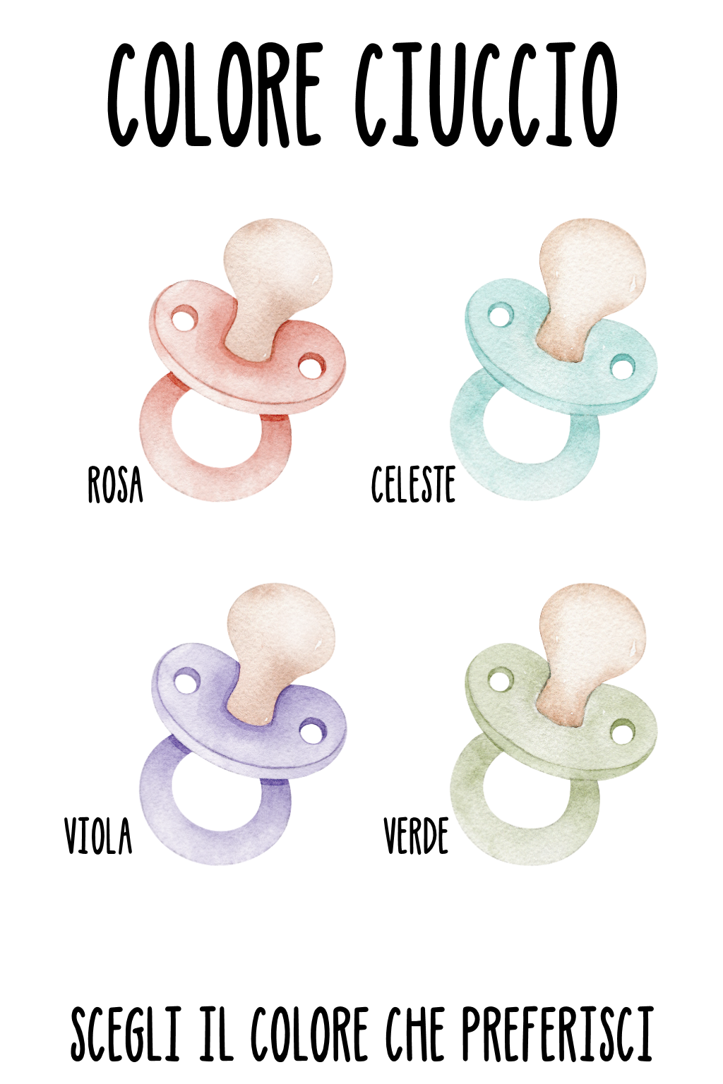 Sacca porta ciuccio - custodia porta ciuccio tettarella succhiotto PERSONALIZZATO