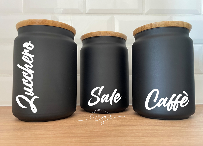 Set Adesivi Barattoli Cucina - Zucchero, Sale e Caffè (billion)
