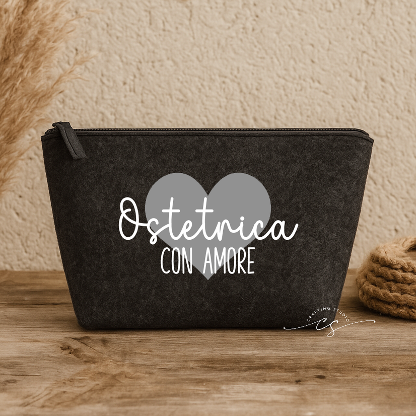 Pochette ostetrica regalo fine percorso nascita