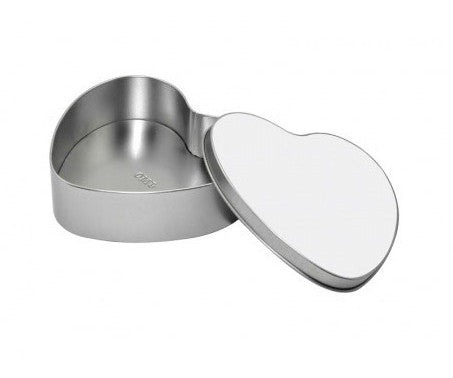 5 Scatole latta CUORE SUBLIMATICO