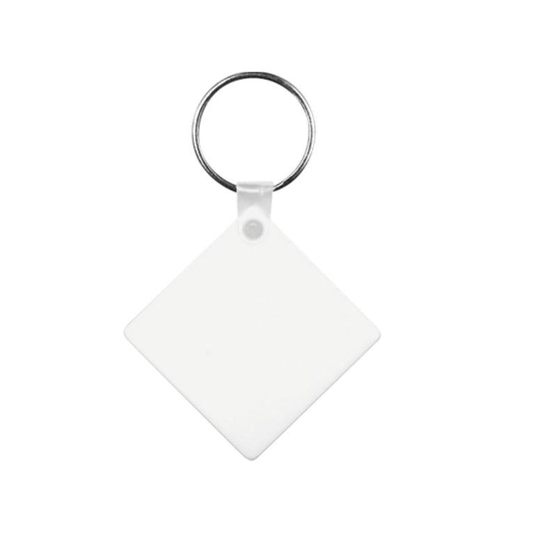 10 Portachiavi Quadrato In Pbt SUBLIMAZIONE