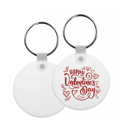 10 Portachiavi Cerchio In Pbt SUBLIMAZIONE