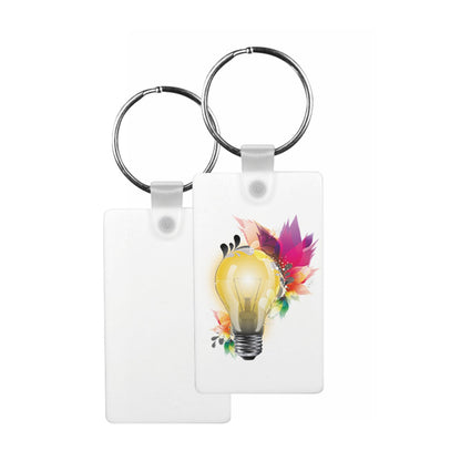 10 Portachiavi Rettangolo In Pbt SUBLIMAZIONE