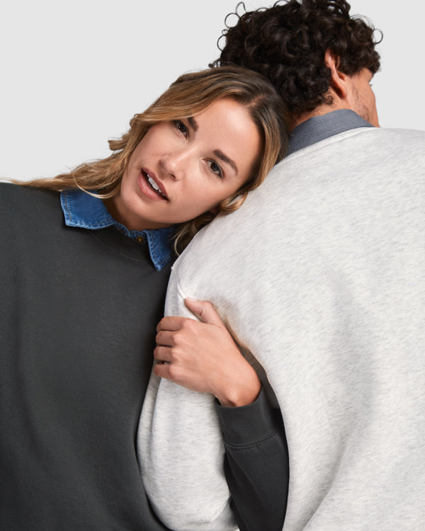 (3 pz) Felpa girocollo ADULTO UNISEX