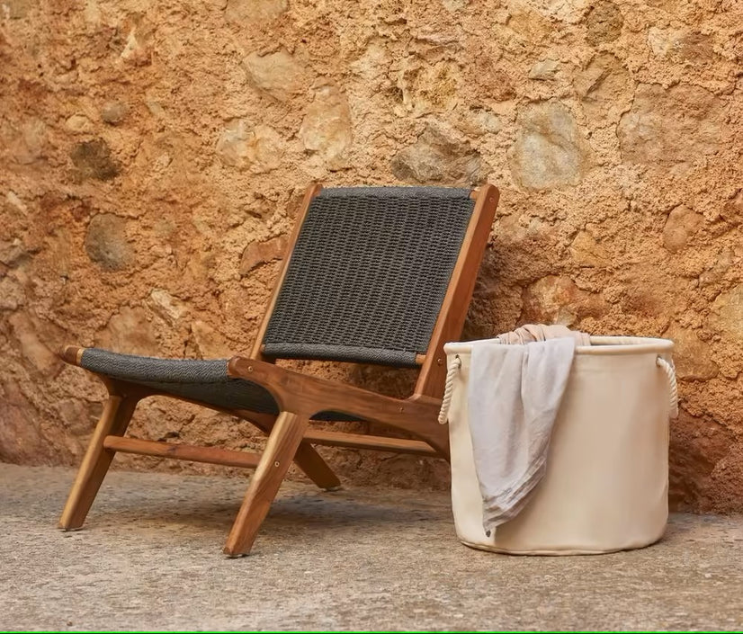 Cesta porta giochi in 100% cotone canvas