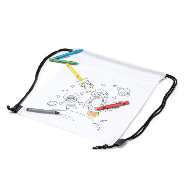 10 Sacche bambini TNT con colori - KIT PARTY