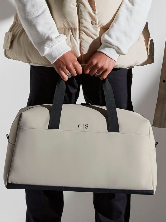 Borsa da Viaggio Personalizzata con Iniziali – Weekend Bag, Borsa Palestra Donna Regalo Personalizzato