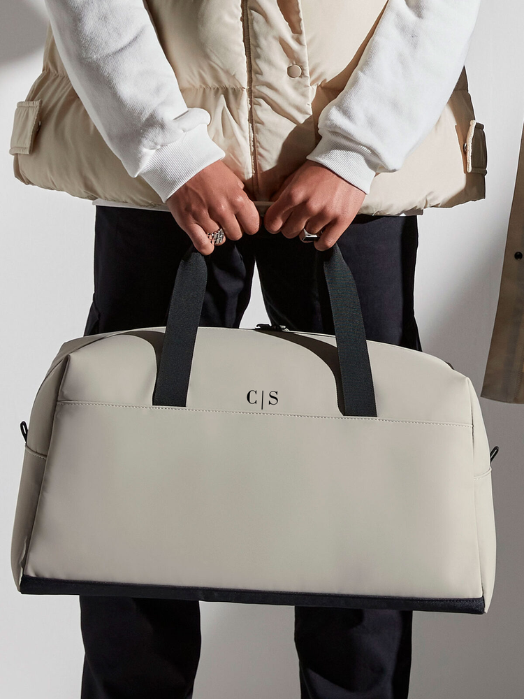 Borsa da Viaggio Personalizzata con Iniziali – Weekend Bag, Borsa Ospedale Nascita, Borsa Palestra Donna Regalo Personalizzato