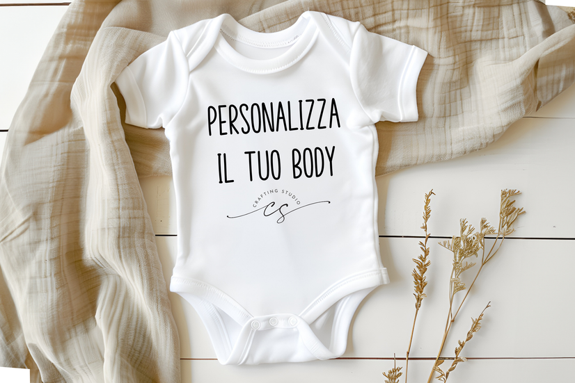 Body maniche corte PERSONALIZZATO