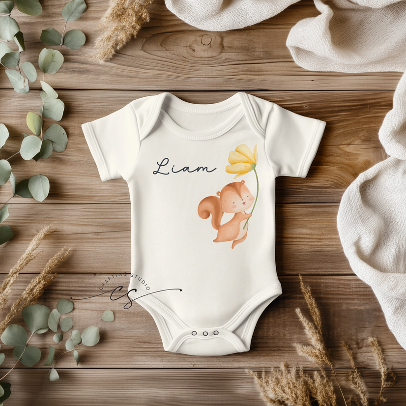 Body animale con fiore