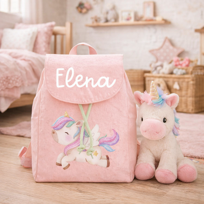 Zainetto Asilo Nido e materna personalizzato - UNICORNO