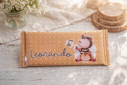 Barretta cioccolato Orso vasetto di miele – Party Kit Compleanno