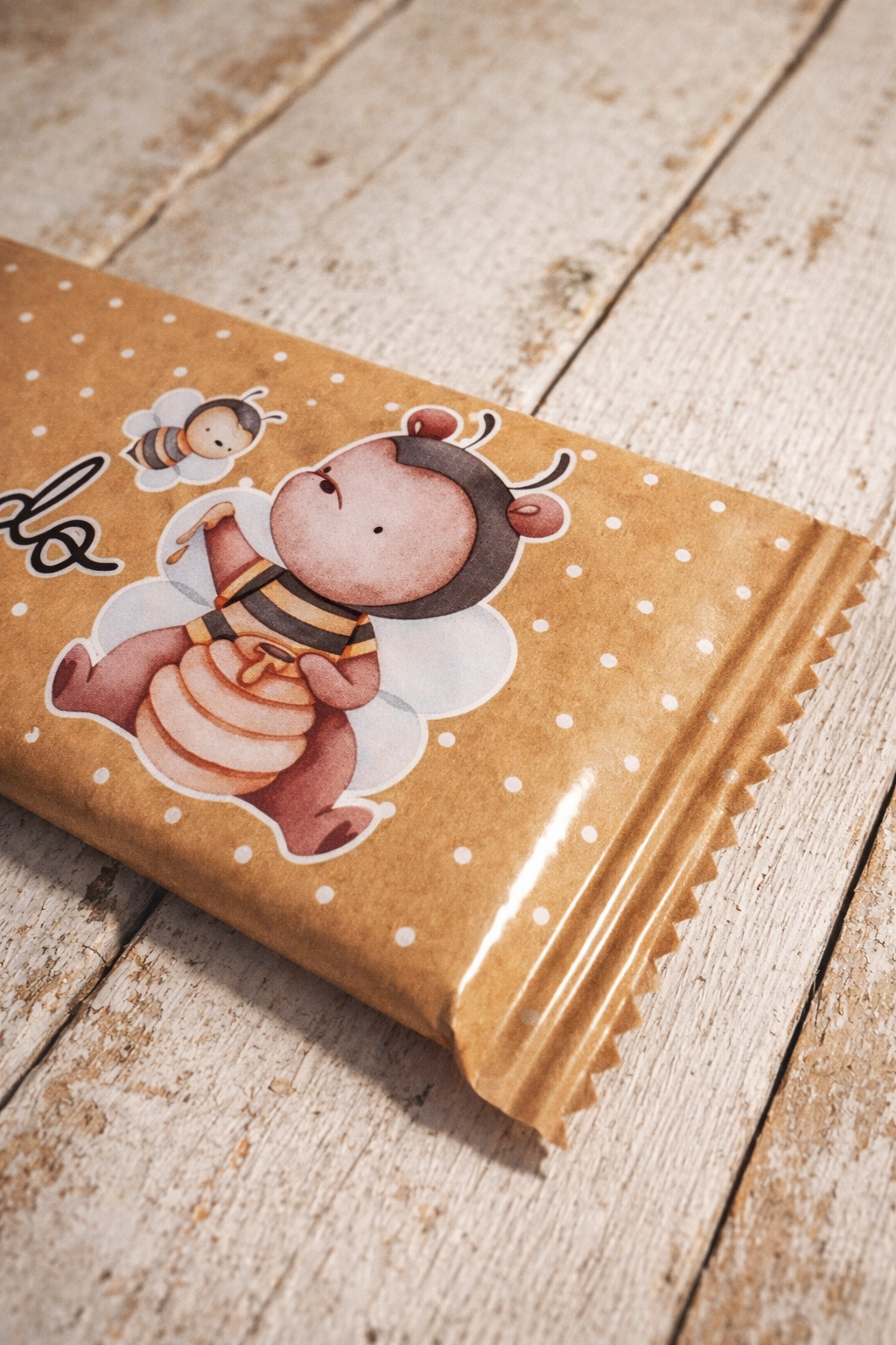 Barretta cioccolato Orso vasetto di miele – Party Kit Compleanno
