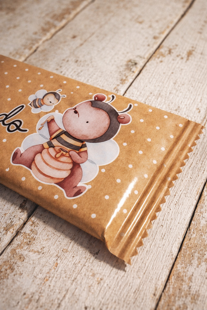 Barretta cioccolato Orso vasetto di miele – Party Kit Compleanno