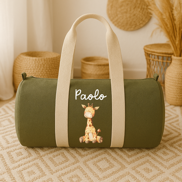 Borsa borsone nascita personalizzata in cotone biologico | Borsa parto mamma ospedale | Borsone neonato | Regalo baby shower (Copia) (Copia)