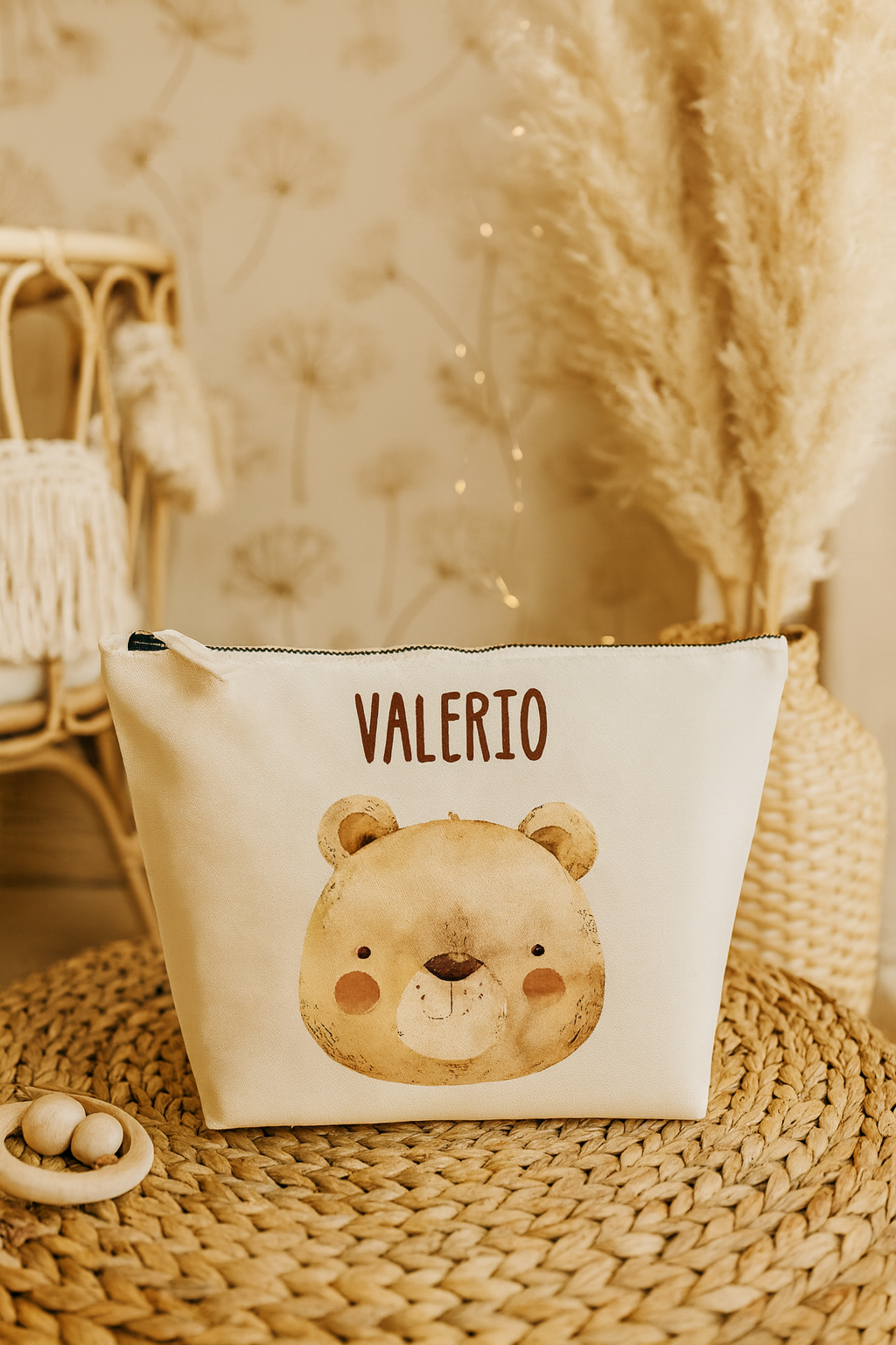Pochette astuccio Personalizzato ANIMALI - scuola, nido, materna, nascita