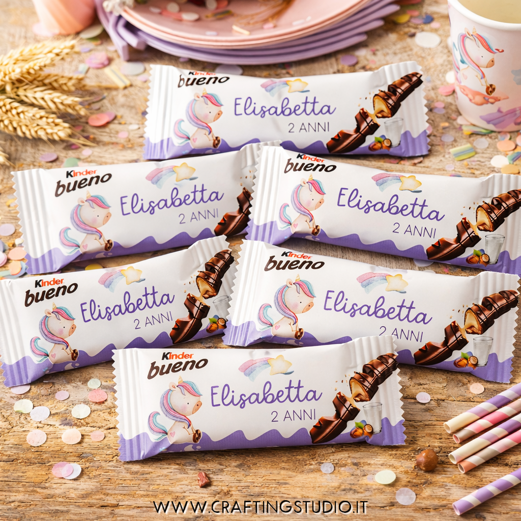 Kinder BUENO Unicorno – Party Kit Compleanno Bambina