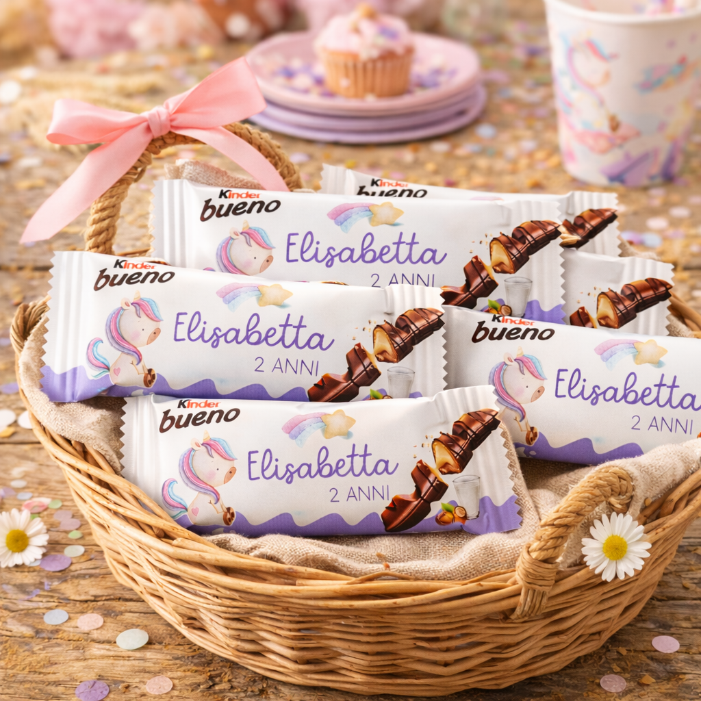 Kinder BUENO Unicorno – Party Kit Compleanno Bambina