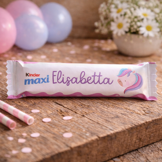 Kinder MAXI Unicorno – Party Kit Compleanno Bambina