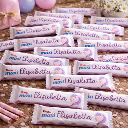 Kinder MAXI Unicorno – Party Kit Compleanno Bambina
