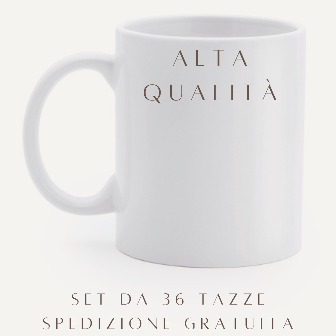 36 Tazze lucide SUBLIMAZIONE ALTA QUALITA'